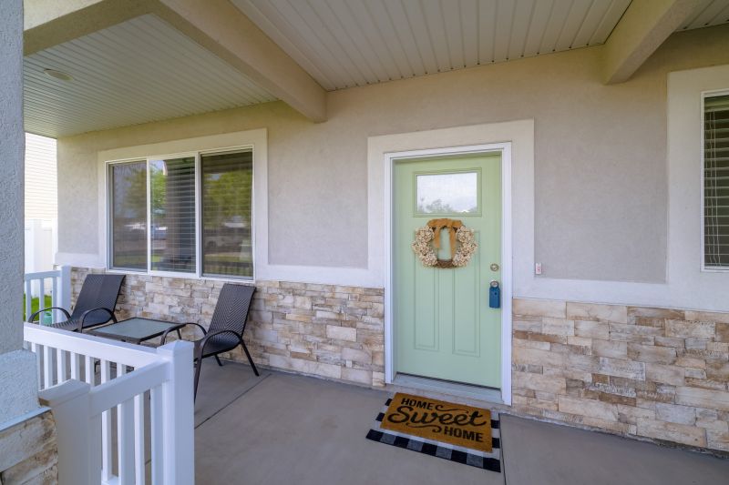 Finished Cement Porch